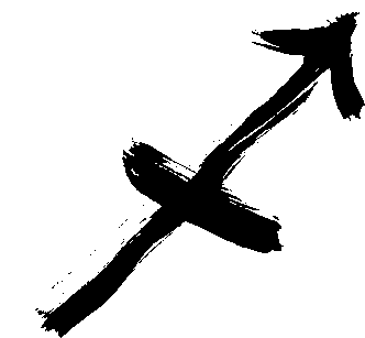 Sagittarius sign (glyph).