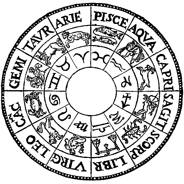 Old Zodiac Sign Chart