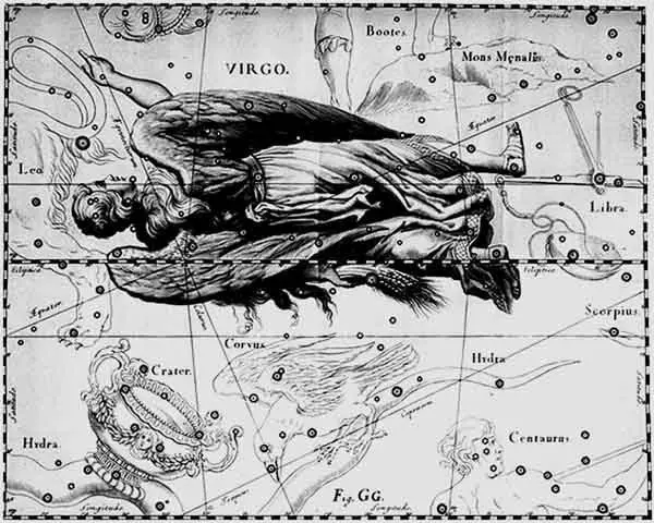 Virgo, by Hevelius.