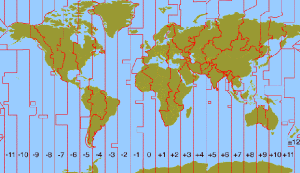 World Time Zones.